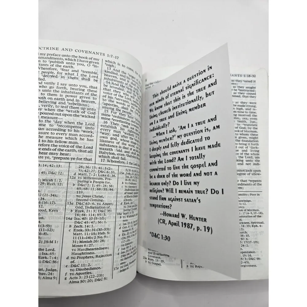 LDS Quad Holy Bible, Book of Mormon, Doctrine & Covenant, Pearl of Great Price